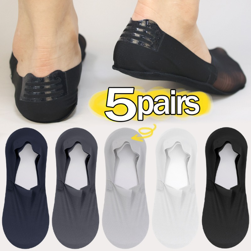 No Show Sock Women - 1/5 paires de chaussettes bateau invisibles
