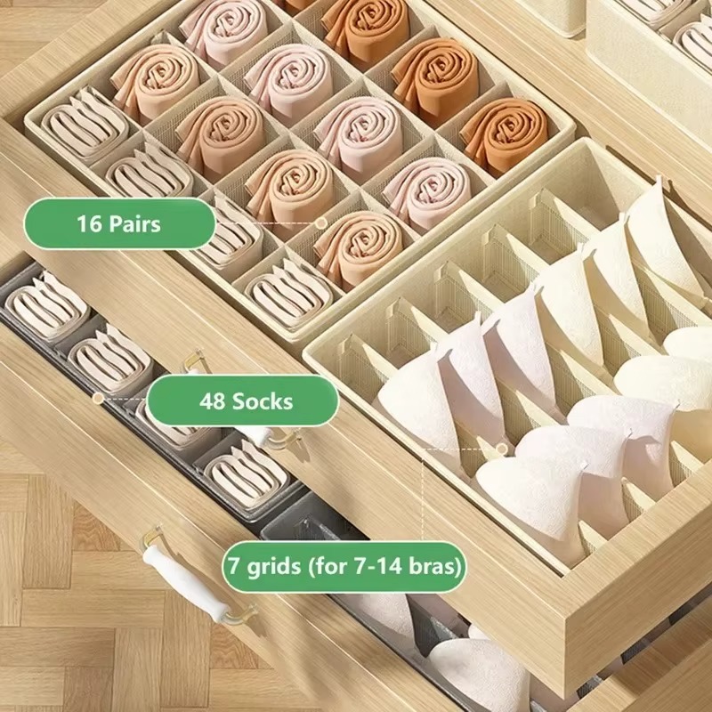 Boîte de rangement pour sous-v - Sock Organizer Tray avis et prix