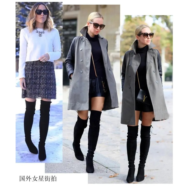 Nouvelles bottes hautes à talo - Knee High Sock Women avis et prix