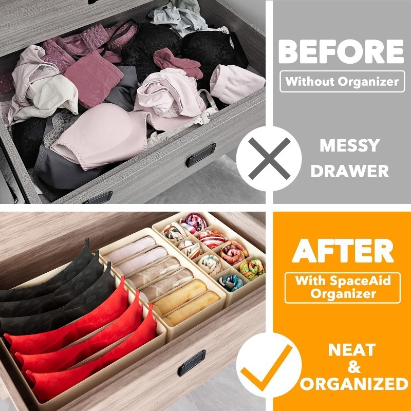 Boîte de rangement pour soutie - Sock Organizer Tray avis et prix