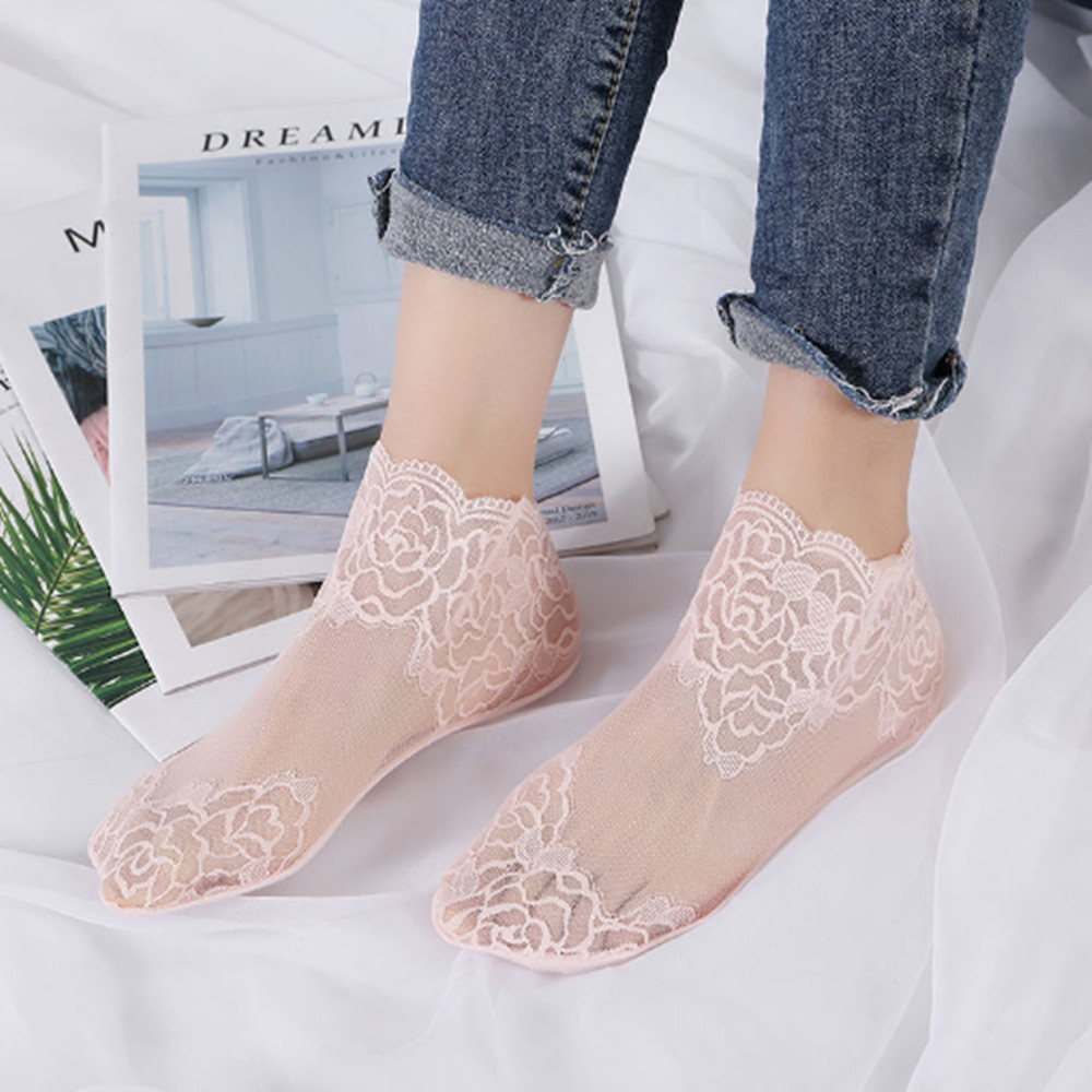 Chaussettes fines en dentelle  - Invisibility Sock Loafer avis et prix