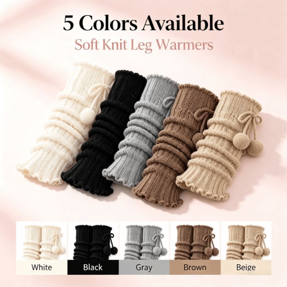 Guêtres en tricot à bords vola - Boot Sock Slouchy avis et prix